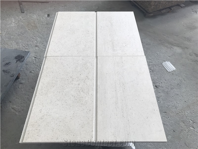 Moca Cream White Limestone Marble Wall Facade Tile