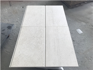 Moca Cream White Limestone Marble Wall Facade Tile
