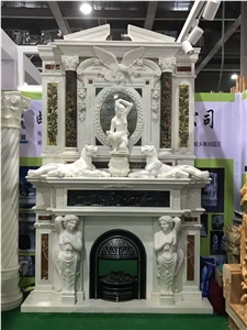 China Factory Marble Fireplace Mantels Surrounds China Factory Marble Fireplace Mantels Surrounds