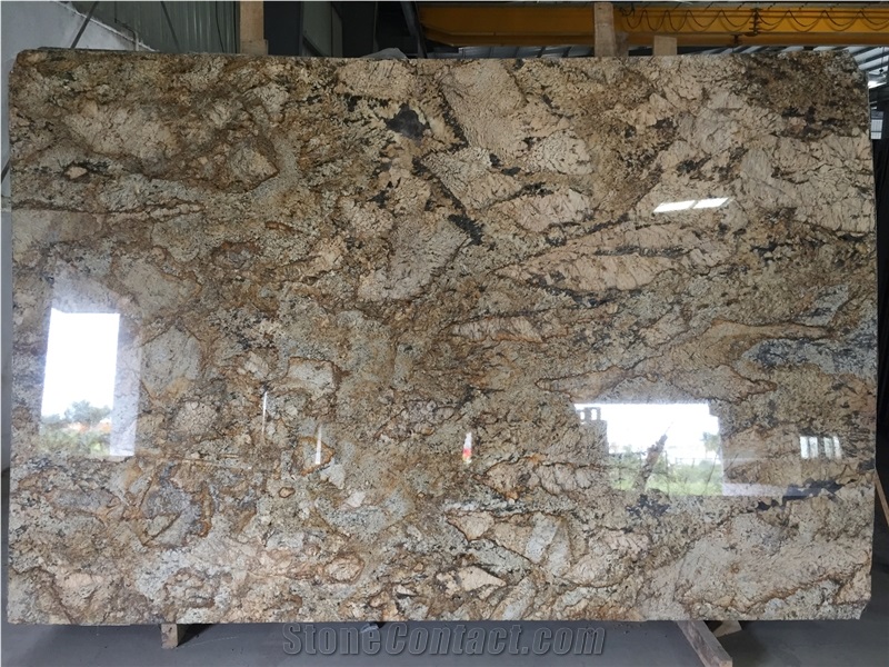 Alaska Gold Granite Slabs