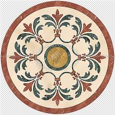 Floor Medallions Round Marble Inlay