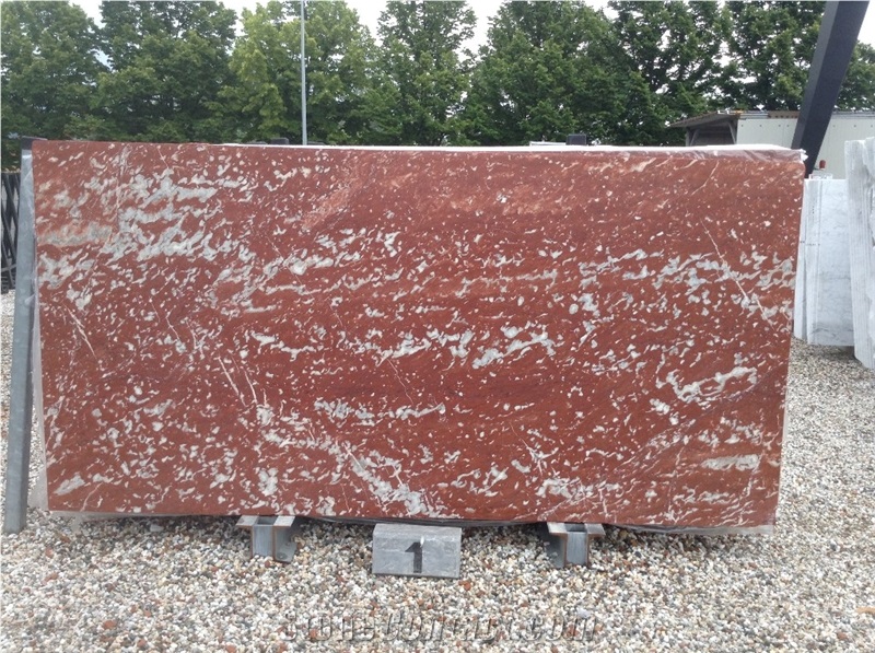 Rosso Francia Classico Marble Slabs
