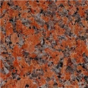 Maple Leaf Red Granite Wall Tiles Slab