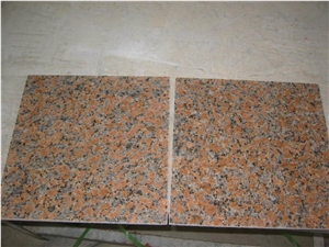 Maple Leaf Red Granite Wall Tiles Slab