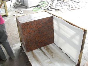 Maple Leaf Red Granite Wall Tiles Slab