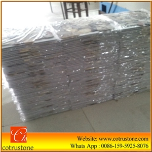 Mixed Pebble Stone Walkway River Stone Polished