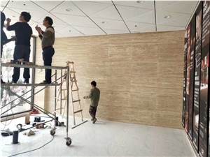 Rumi Travertine Slabs Flooring Tiles Polish Floor
