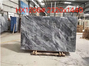 Vathilakkos Drama Semi White Marble Slabs Tiles