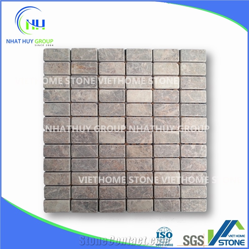 Honed Marble Hexagon Mosaic
