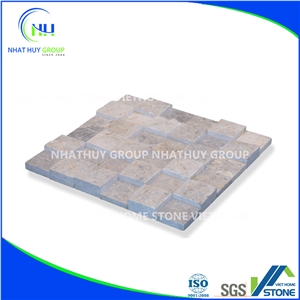 Natural Stone Mosaic, Tumbled Marble Mosaic