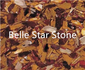 Egg Yellow Semi Precious Luxury Stone Slabs &Tiles