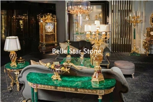 Malachite/Green Jade Precious Stone Wall Tiles