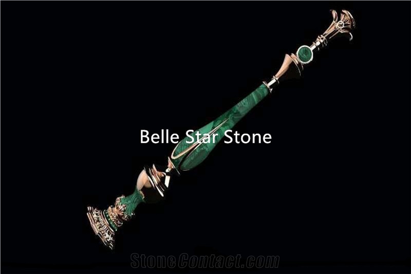 Malachite/Green Jade Semi Precious Stone Wall Slab
