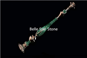 Malachite/Green Jade Semi Precious Stone Wall Slab