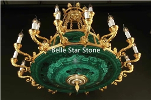 Malachite/Green Jade Semi Precious Stone Wall Slab