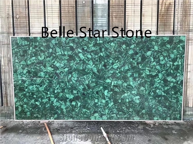 Malachite Semi Precious Stone Washbasin/Vanity Top