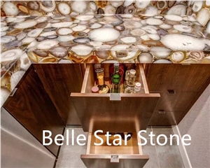 Sardonyx Agate Kitchen Countertops & Backsplash