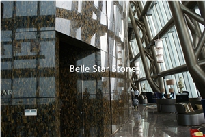 Tiger"S Eye Gemstone Hotel Lobby Wall Slabs &Tiles