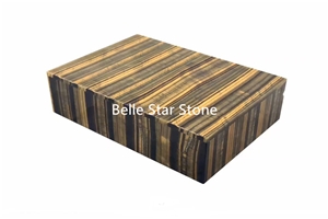 Tiger"S Eye Gemstone Hotel Lobby Wall Slabs &Tiles