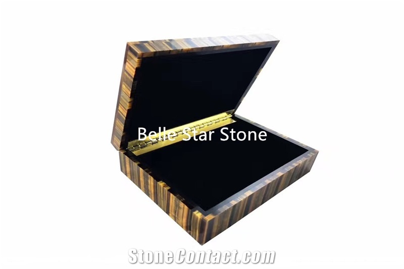 Tiger"S Eye Precious Stone Hotel Lobby Floor Tiles