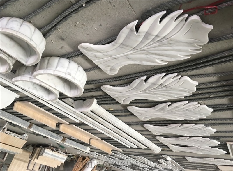 Calacatta White Column/Sauna Pattern