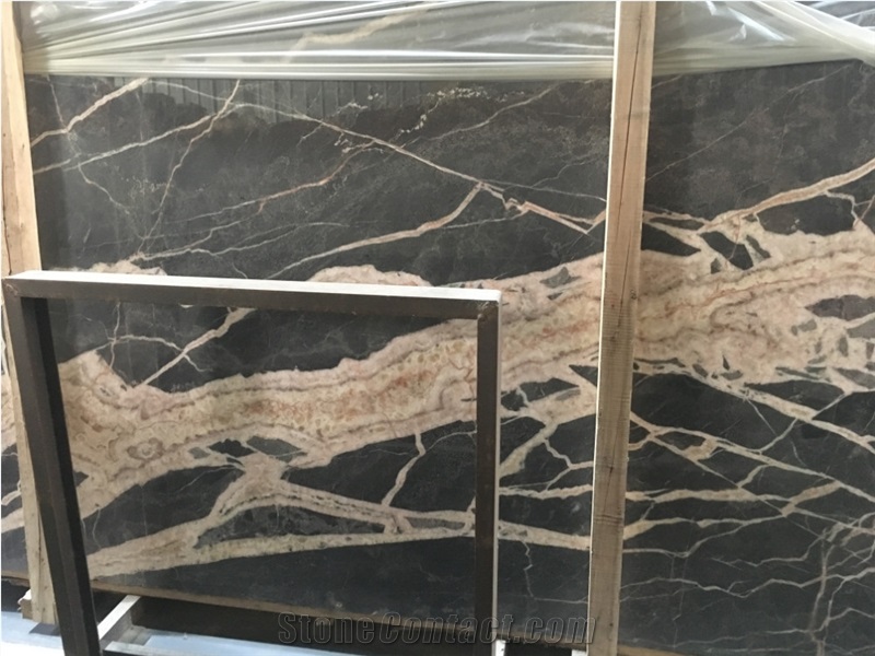 Grey Brown Emperador Marble Slabs,Interior Wall & Floor