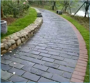 Natural Grey Slate,Exterior Wall,Fall&Garden