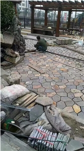 Natural Multicolor Slate Exterior Wall Floor,Garden