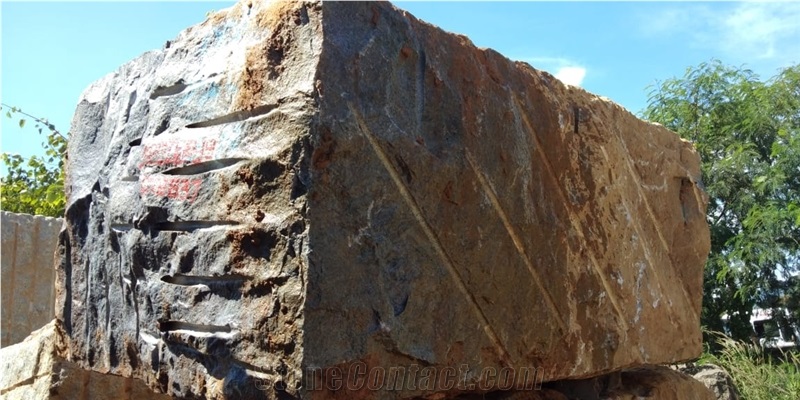 Bahama Blue Granite Block, India Blue Granite