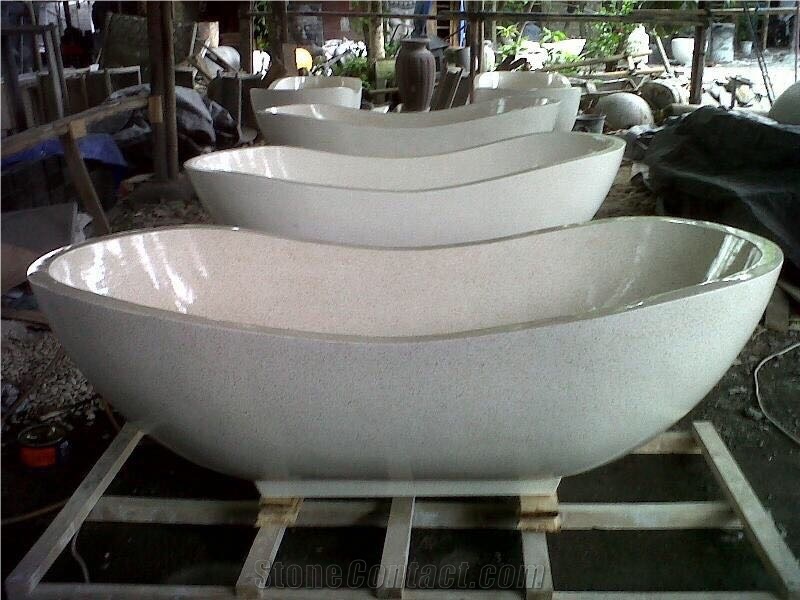 Bali Bathtub Resin Terazzo Stone