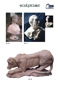 Bali Limestone Human and Animal Sculpture