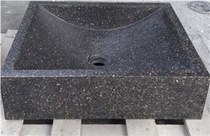 Bali Resin Terazzo Oval Sink Pedestal Basin