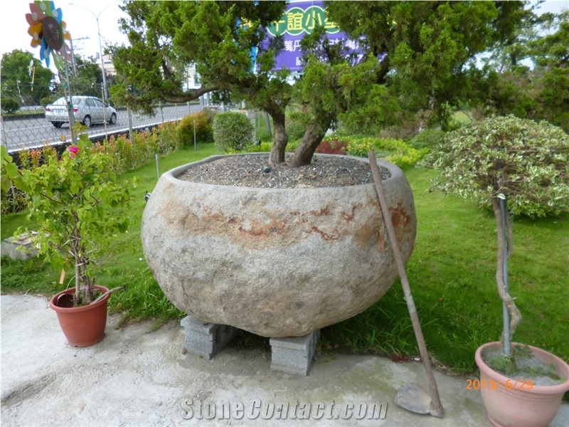 Bali Sink River Stone Basalt Indonesia Sink