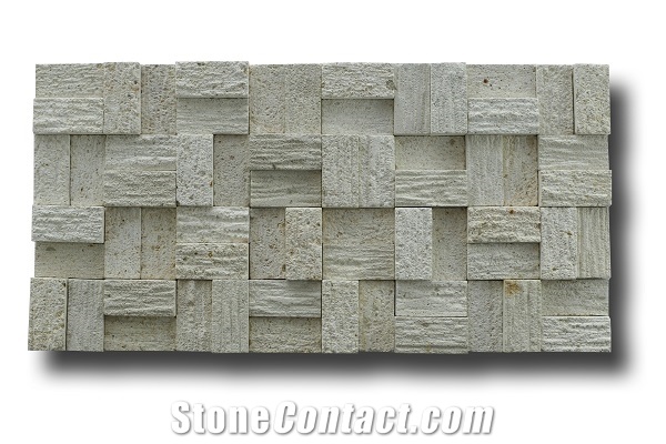 Bali White Limestone Wall Cladding, Interial Wall Panels
