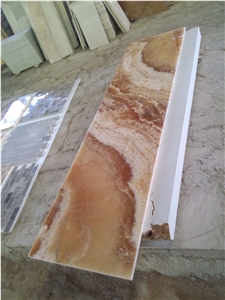 Honey Onyx Tiles Indonesia Gold-Brown Onyx Slabs