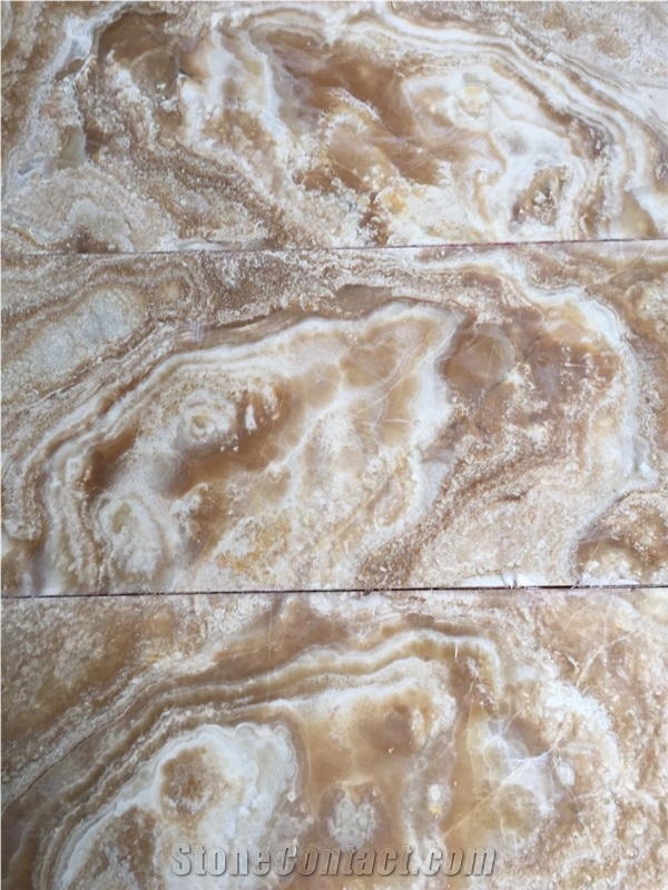 Honey Onyx Tiles Indonesia Gold-Brown Onyx Slabs
