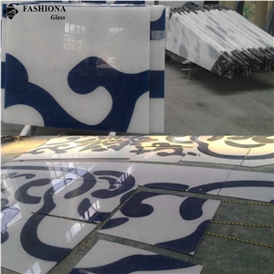 Semi-Transparent Laminated Glass Handicraft/Column