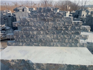 Blue Limestone Wall Cladding , Tumbled Tiles