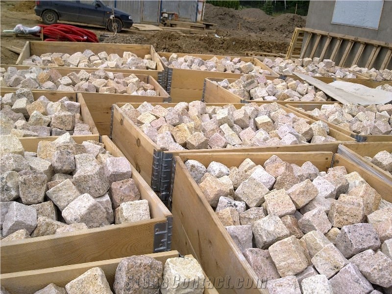 Cobblestone Walkway,Path Cube Stone for Paving