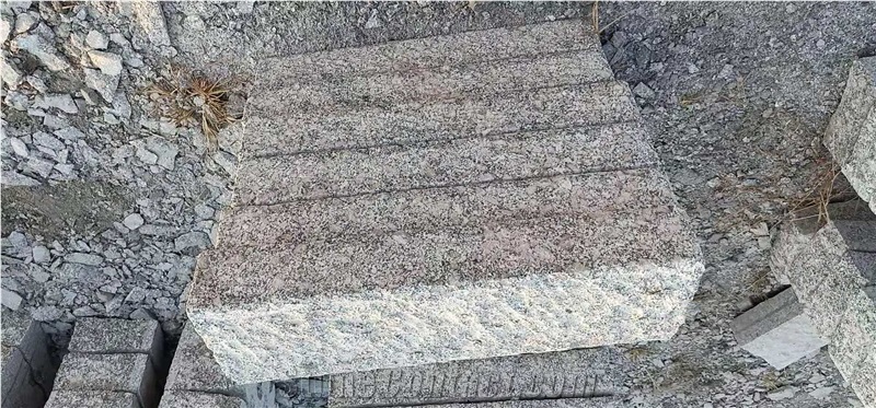 Granite Hand Made Split Standard Kerbstone ,