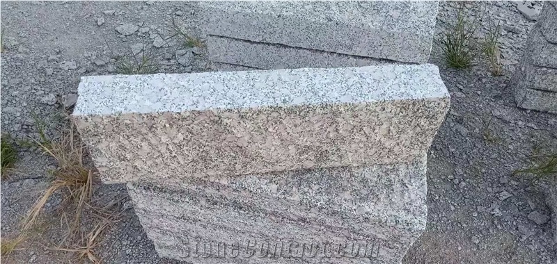 Granite Hand Made Split Standard Kerbstone ,