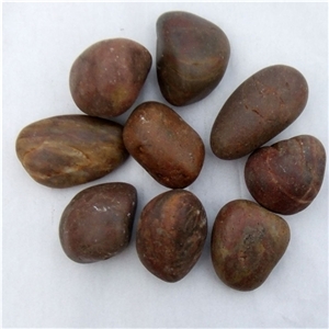 Natural Color Garden Pebble Stone,Brown Pebble