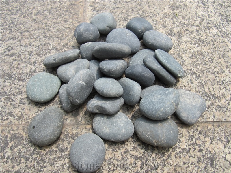 Natural Grey Unpolished River Pebble for Garden