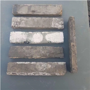 Old Reclaimed Brick Veneer Panels in Grey Color