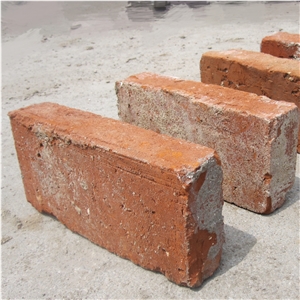 Old Reclaimed Bricks Veneer Panels in Red Color