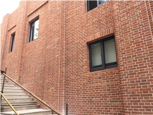 Old Reclaimed Bricks Veneer Panels in Red Color