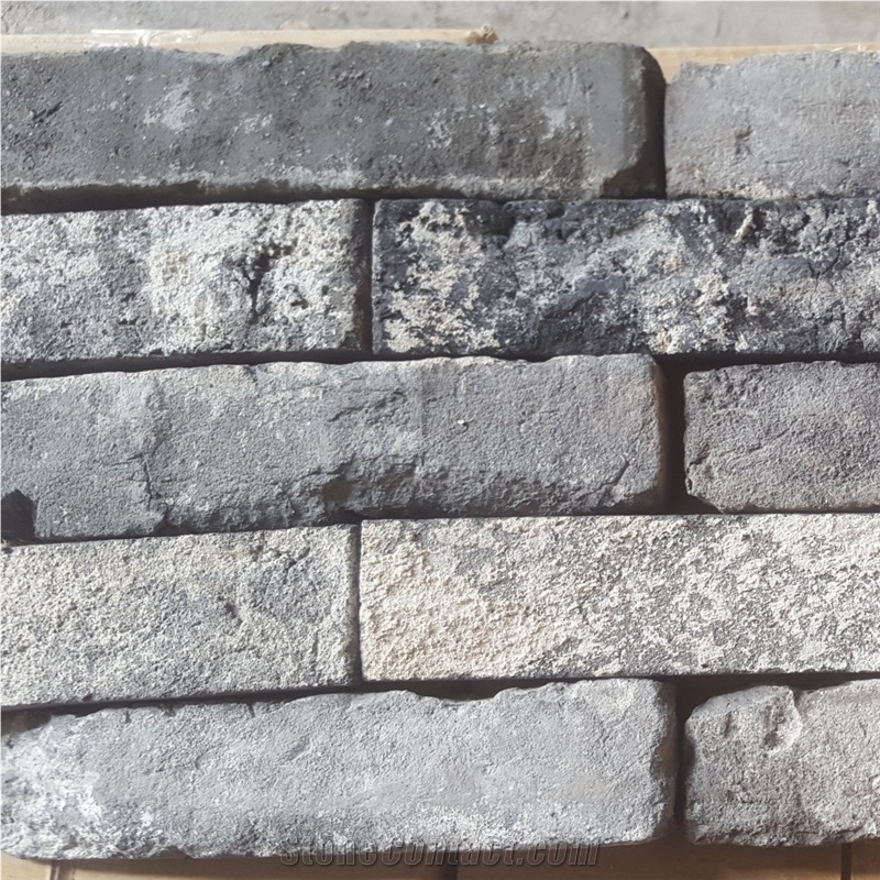 Old Reclaimed Grey Clay Brick for Decoration