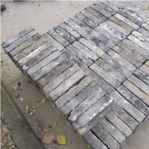 Old Reclaimed Grey Clay Brick for Decoration