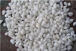 Pure White Landscaping Pebble Gravel Stone
