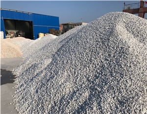 Pure White Landscaping Pebble Gravel Stone